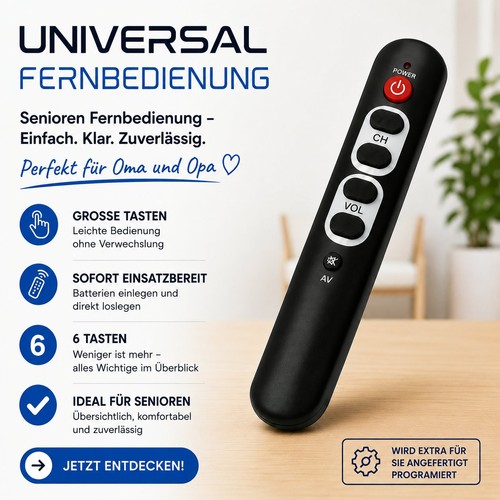 Senioren fernbedienung stick - senioren,