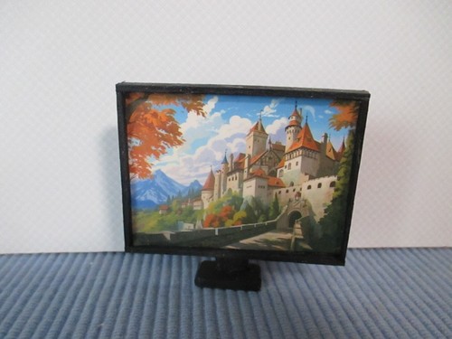 Fernseher holz miniatur - fernseher,