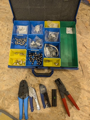 Sat kabel werkzeug kasten - ,